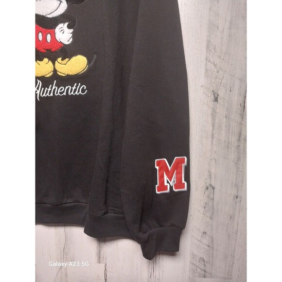 Mickey Mouse Women's XL Black Sweatshirt - Picture 3 of 7